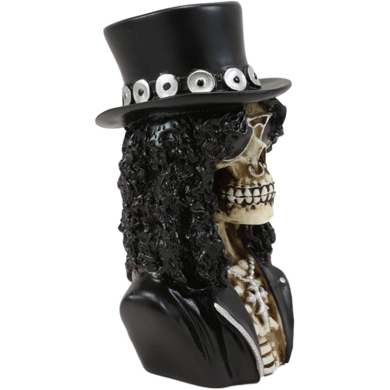Figurine miniature buste crâne de chanteur Sklash