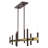 Arkeem 8 - Light Steel Dimmable Square / Rectangle Chandelier-1099409614