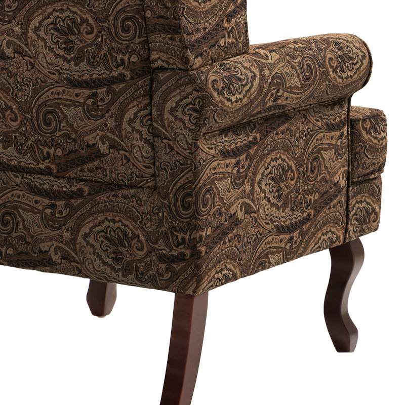 Dokun 79.2Cm Wide Armchair, Cranberry Linen