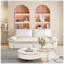 Grand canapé-lit escamotable de 73,2 po, canapé-lit convertible 3 en 1, causeuse multifonctionnelle en velours-892586776