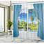 Ensemble de rideau de douche + crochets-44237815