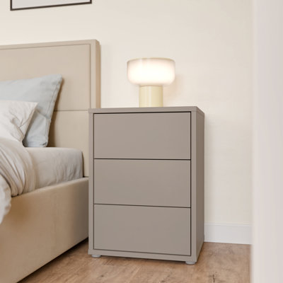 49.8cm W Manufactured Wood Bedside Table