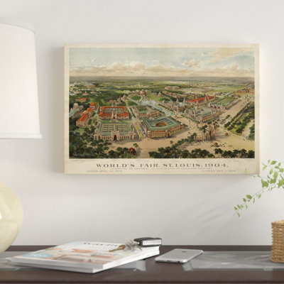 «St. «Louis World's Fair, 1904», affiche vintage sur toile