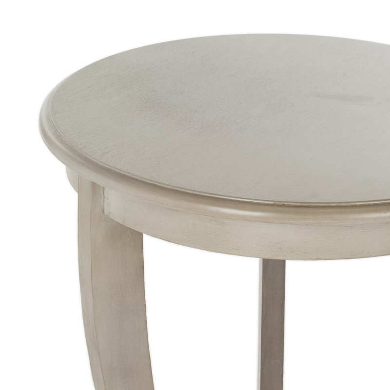 Bain Solid Wood End Table, Vintage Grey
