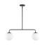 Luminaire suspendu extensible 2 lumières Jaspen