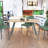Metal Base Dining Table