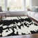 Premium Machine Washable Prisco Black Rug