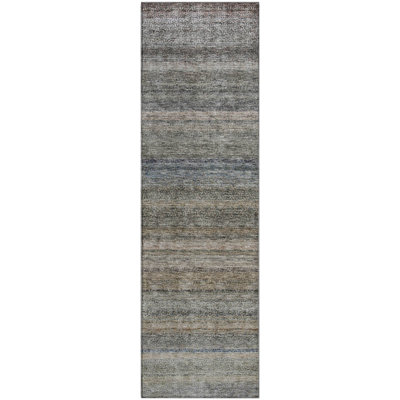 Premium Machine Washable Melvin AMF1167 Stripes Rug