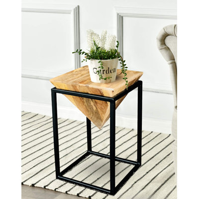 Carson Pedestal End Table