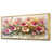 Toile avec cadre flottant or