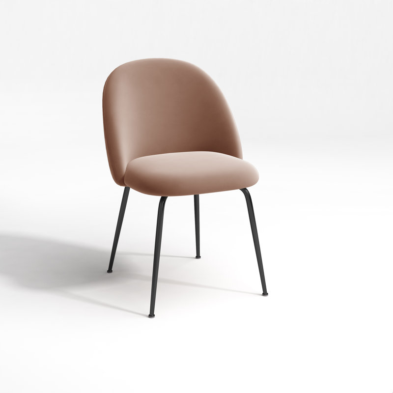 Ella Dining Chair, Vintage Pink, Black