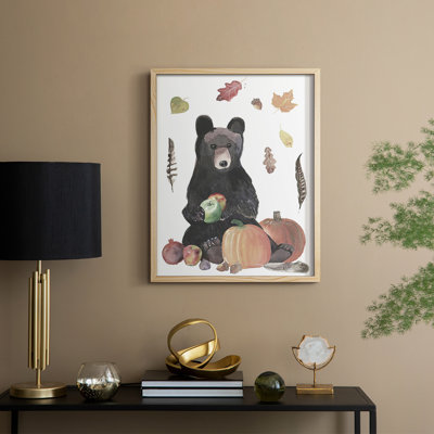 CuteAutumnForestI Framed Print - Solid Wood