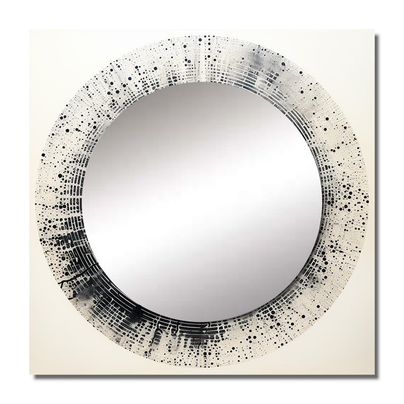 Bellos - Vinyle disque vinyle Serenade III musique grand miroir carré pour décoration murale, 29 po x 29 po
