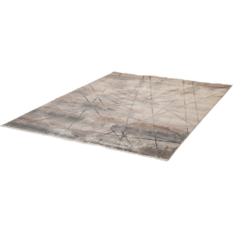 Pereira Abstract Shag Area Rug, Rectangle 200 x 290cm