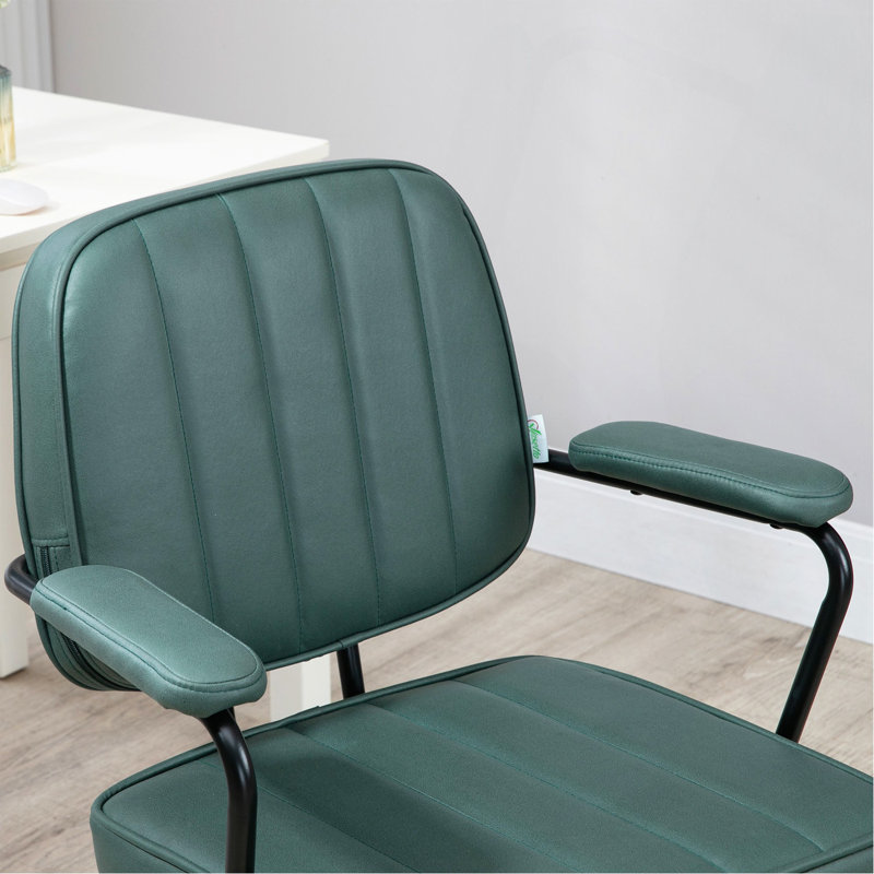 Home Office Chair With Adjustable Height And Tilt, Green