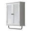 Shaker Style Wall Bathroom Medicine Cabinet With Towel Bar - 3-tier Organizer With Adjustable Shelves-1084247209