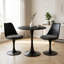  Table de salle à manger moderne moderne en faux marbre noir avec base tulipe pour petits espaces-1469075093-1468717724
