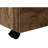 File Cabinet With Rolling Wheels, Brown Laminate, For Office Document Storage Feature, Available