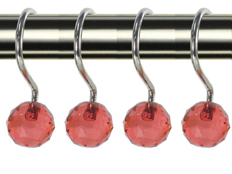 Metal Shower Accessory, Red