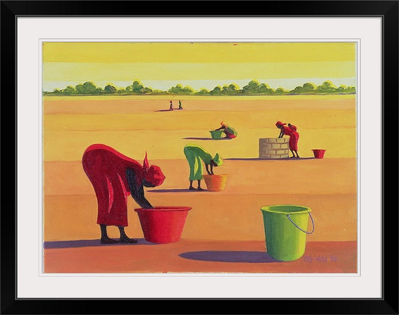 «Driston Beyond the Pale, 1998» par Tilly Willis, reproduction d'art, H 27 po x l 36 po x P 1,5 po, Toile