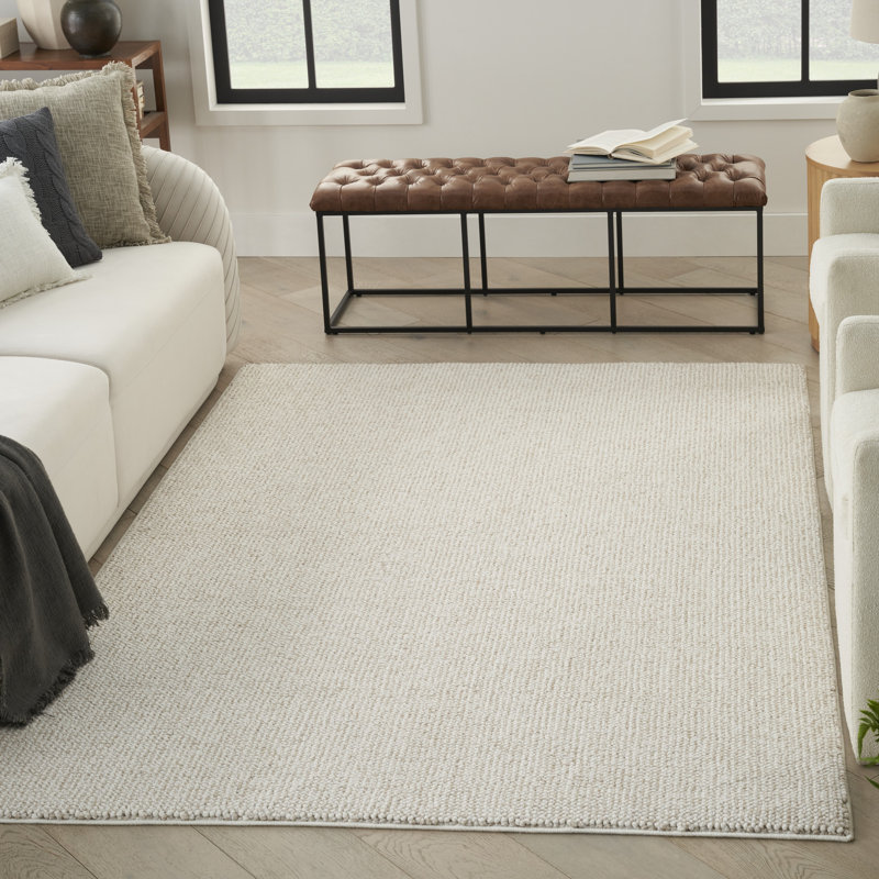 Tapis Bagby, Rectangle 9 pi x 12 pi, Ivoire/beige