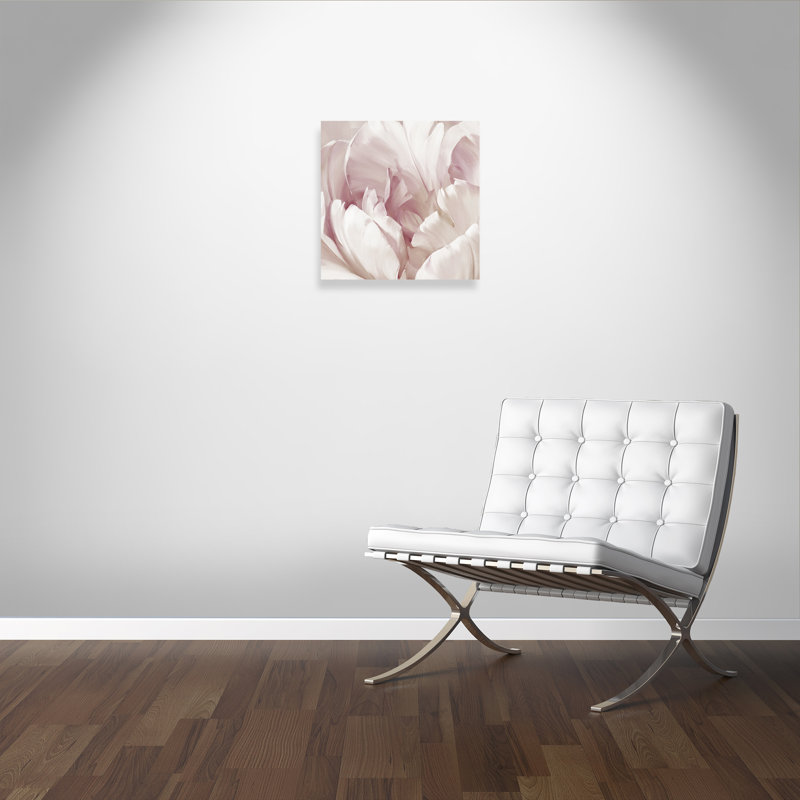 Intime rosé I - photographie, Toile tendue, H 24 po x l 24 po x P 1,375 po