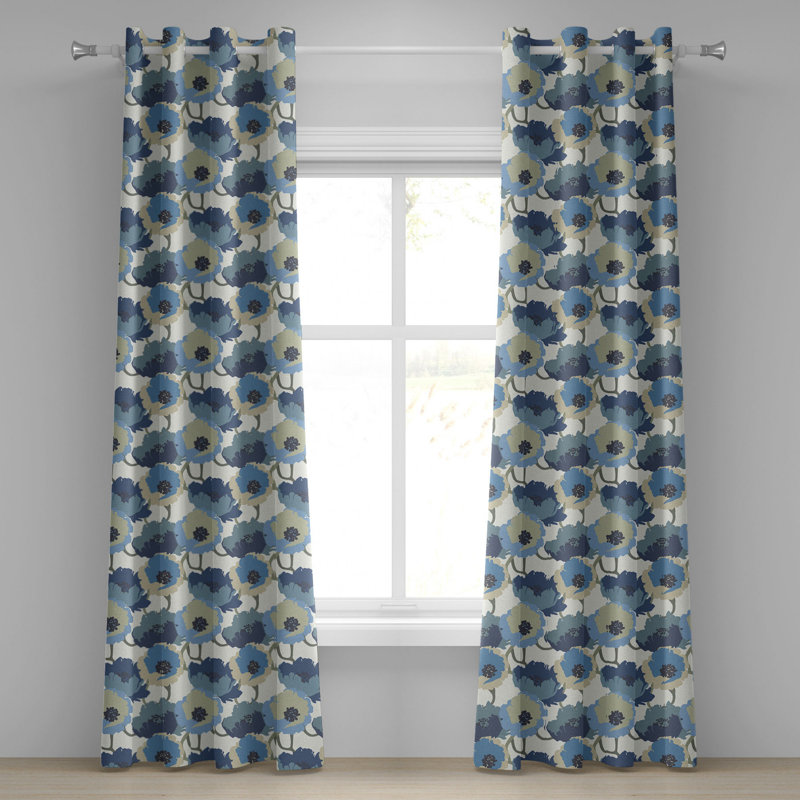 Sateen Blackout Curtains / Drapes Pair, 50" W x 96" L