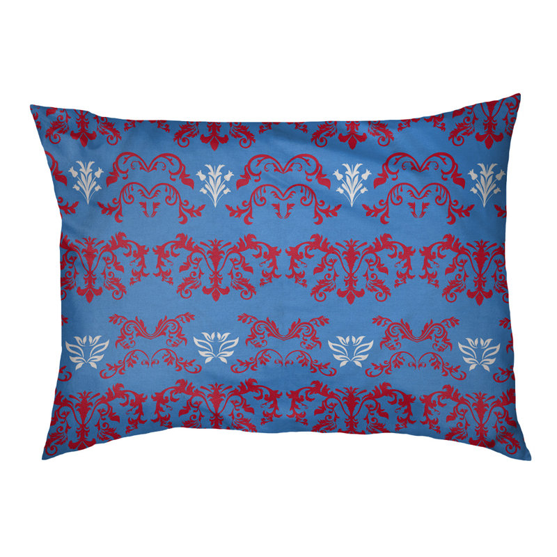 Lit pour chat Houston Houston, Taille petite - L 19,5 po x l 29,5 po, Bleu / rouge / blanc / noir