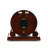 Redford Traditional Roman Numeral Quartz Movement / Crystal Tabletop Clock in Windsor Cherry/Polished Brass