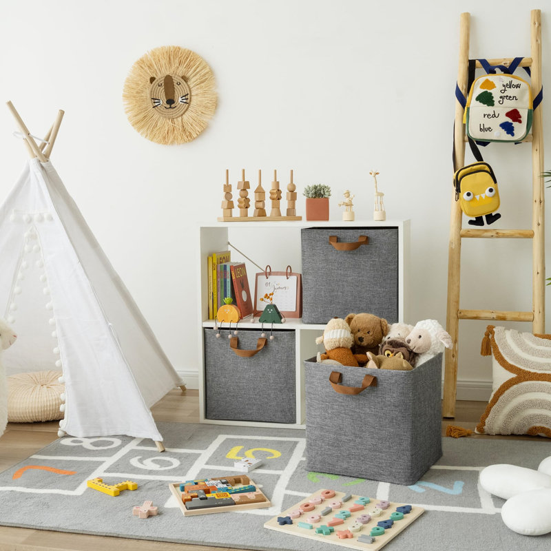 Ebern Designs Fabric Decorative Bin
