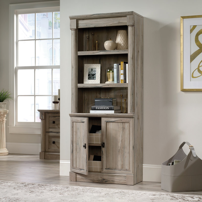 Manahan Storage Bookcase, Split Oak