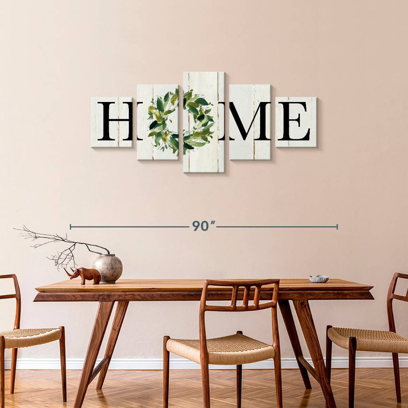 Plaque murale Home I, H 34 po x l 74 po