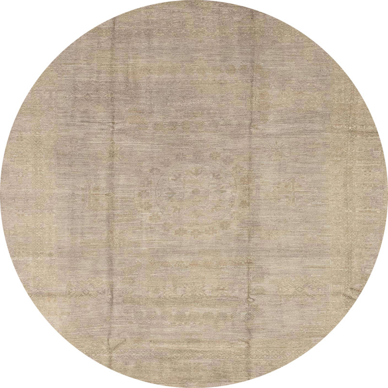 Abstract Indoor Rug, Round 8'