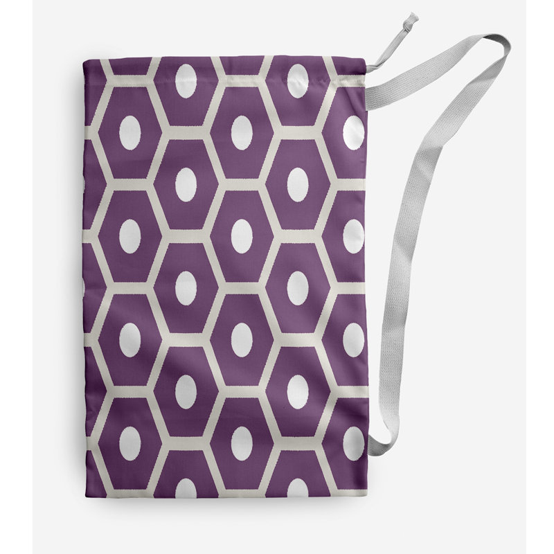 Fabric Laundry Bag with Handles, Medium (36" H x 28" W), Light Purple