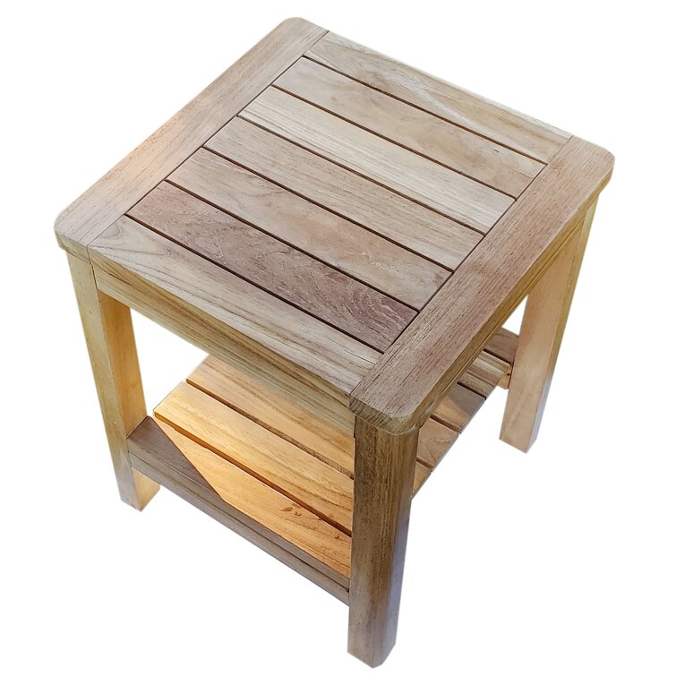 18 A GRADE TEAK SIDE TABLE BATH STOOL END SHOWER BENCH PATIO SPA OUTDOOR  INDOOR