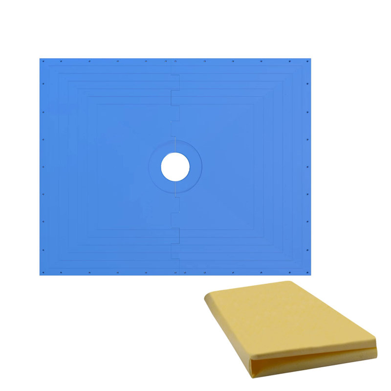 Base de douche à découper 60 x 48 po Uni-green 2 pièces UGDP002