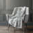 Motif floraux gris