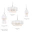 Luminaire suspendu tambour simple à 1 lumière Eliona-699621455