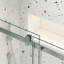 Porte de douche coulissante avec verre trempé 5/16 po et fonction imperméable - Espace salle de bain-120954899