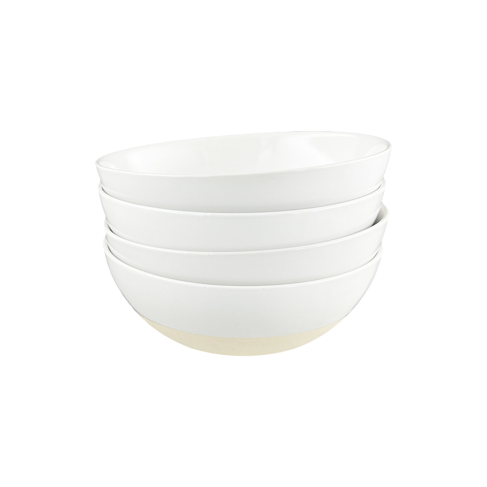 Shell Bisque Porcelain Cereal Bowl, White