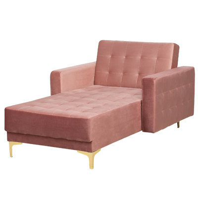 Dublin Velvet Chaise Lounge