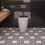 Le Cafe 1 in. x 1 in. Hexagonal Glazed Porcelain Tile
