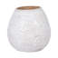 Vase rond en céramique ivoire-89123265