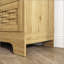 Commode 6 tiroirs en bois pour chambre à coucher, grande commode double avec tiroirs larges, commode moderne, commode de rangement, commode de chambre de bébé, pour salon, couloir, chambre à coucher, chambre d'enfant