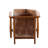 Doliver Teak Wood Upholstered Armchair-2138228473-2138228472