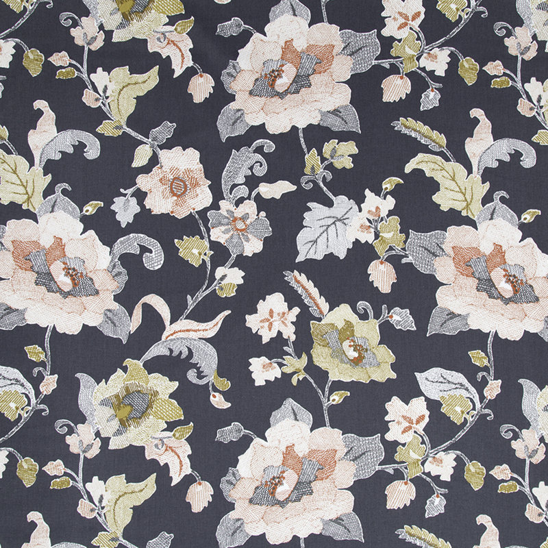 Dwellstudio Lalita 100% Cotton Fabric, Storm