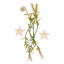 Ornaments Pinecones And Stars Christmas Decorations - 6"