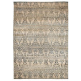 Beige Alchemy Transitional Wool Silk Blend Rug - 11'9" x 16'5"