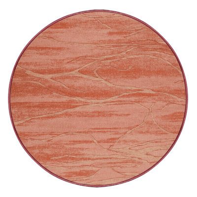 Machine Washable Abstract Pink Area Rug