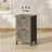 Ash And Blue Bar Cabinet With Integrated Bottle Racks And Double-Sided Shelves For Modern Kitchens-1747771207